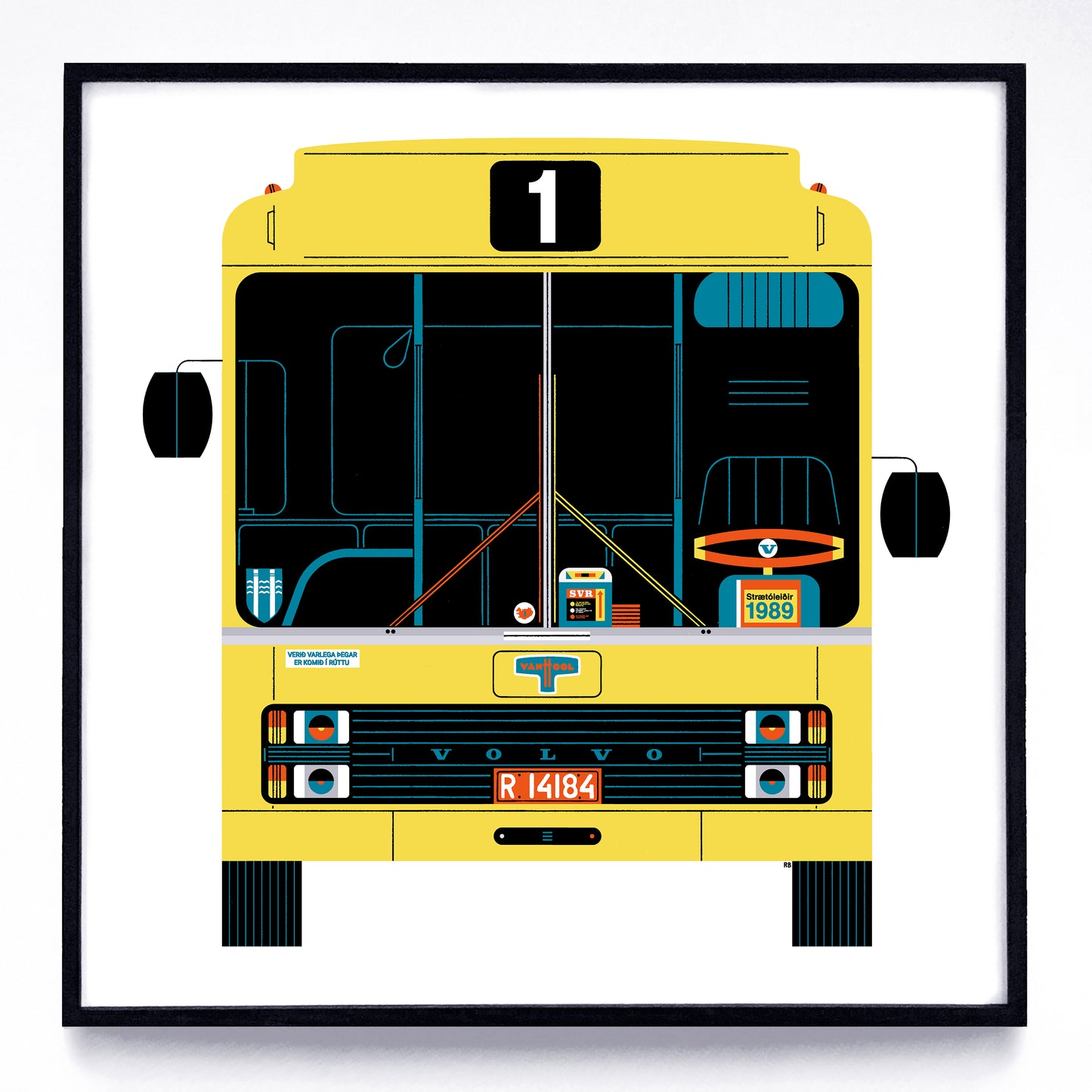 International Buses print series