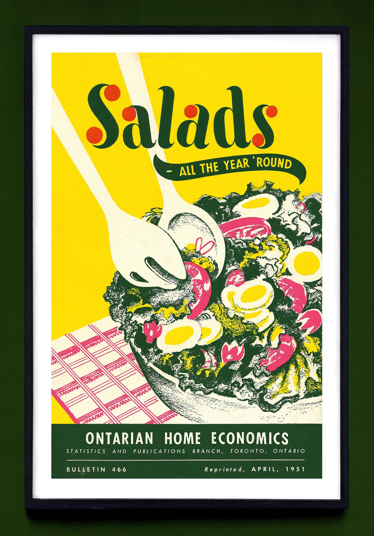 "Salads All the Year 'Round" print (1951)