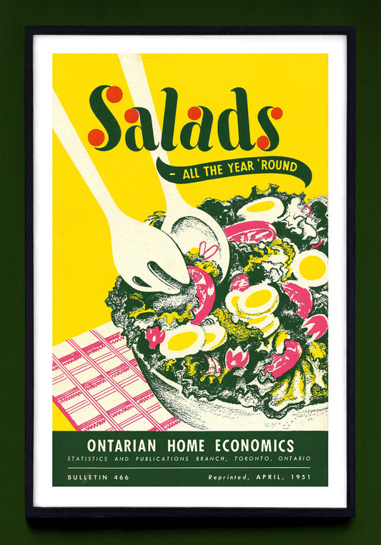 "Salads All the Year 'Round" print (1951)