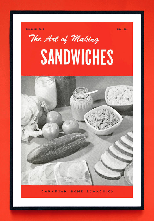 "The Art of Making Sandwiches" print (1959)