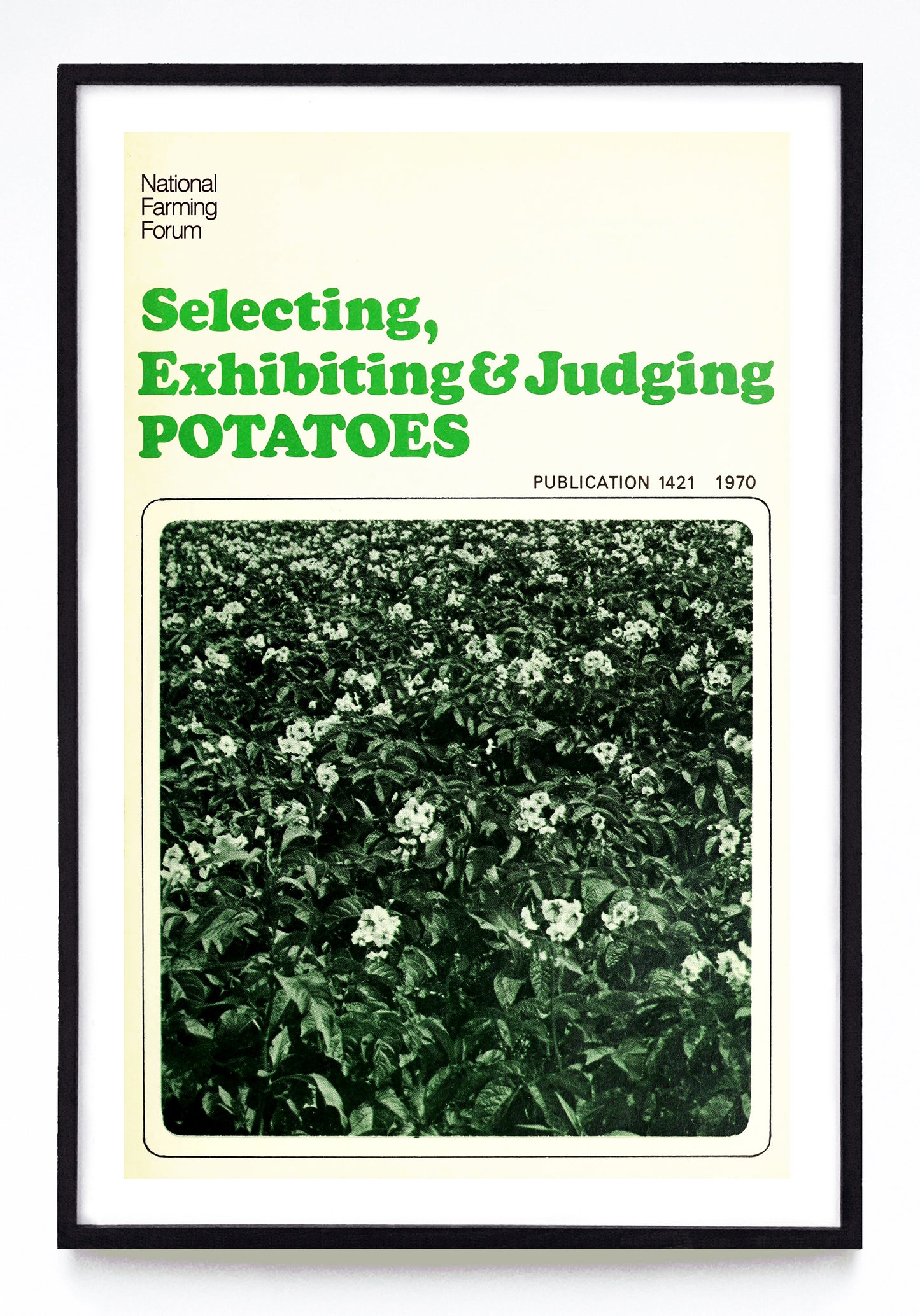 "Selecting, Exhibiting & Judging Potatoes" and "Choix, Présentation et Appréciation des Pommes de Terre de Concours" prints (1970, 1971)