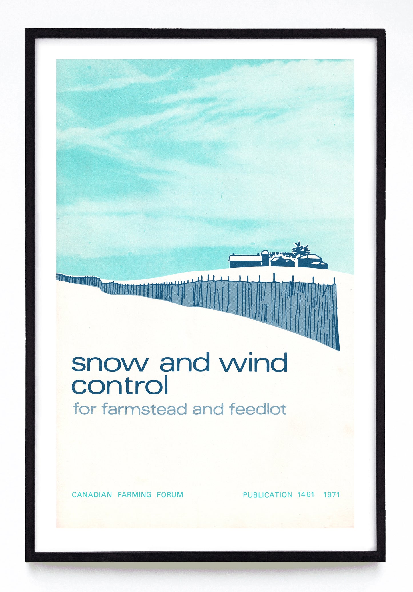 "Snow and Wind Control" and "Protection Contre Neiges et Vents" prints (1971)