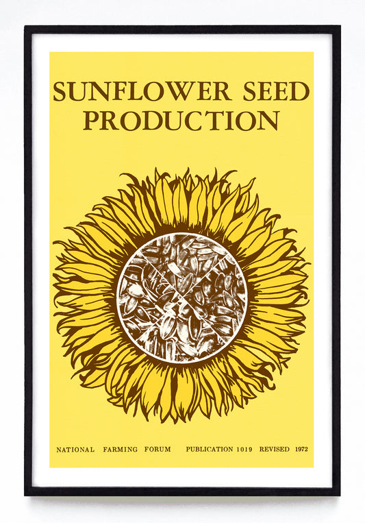 "Sunflower Seed Production" print (1972)