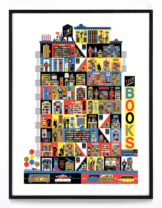 "Tiny Books" print