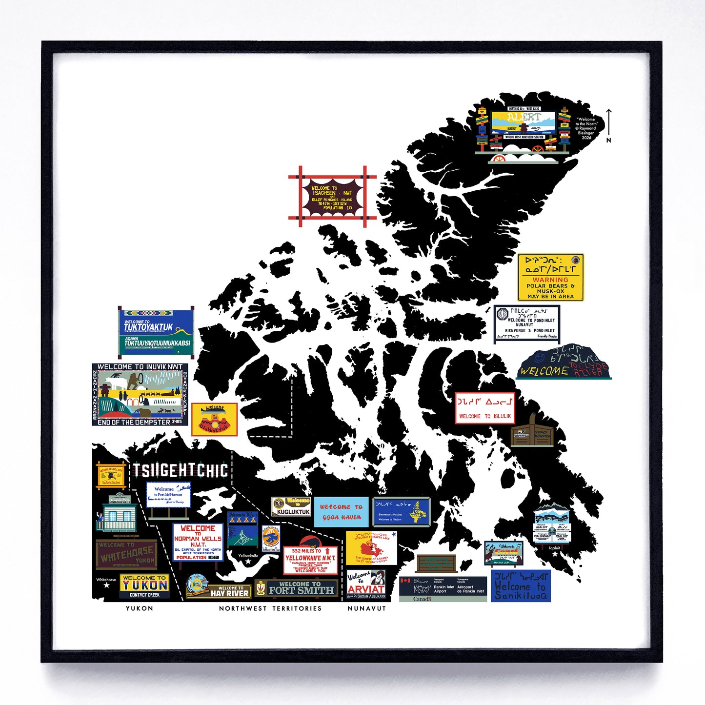 Welcome print series