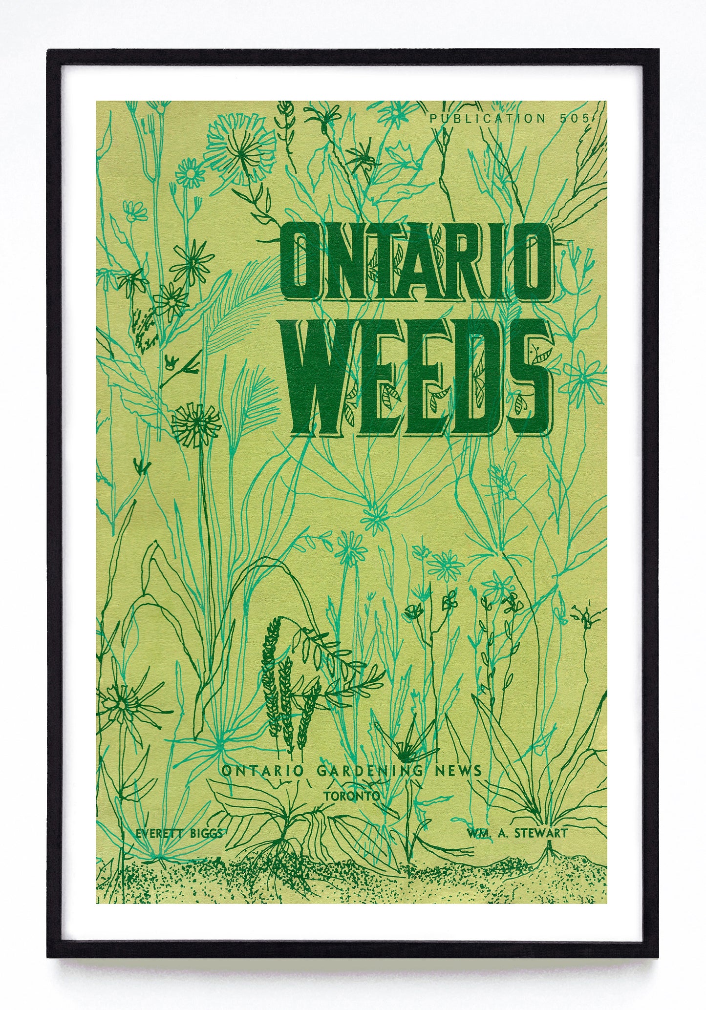 "Ontario Weeds" print (1962)